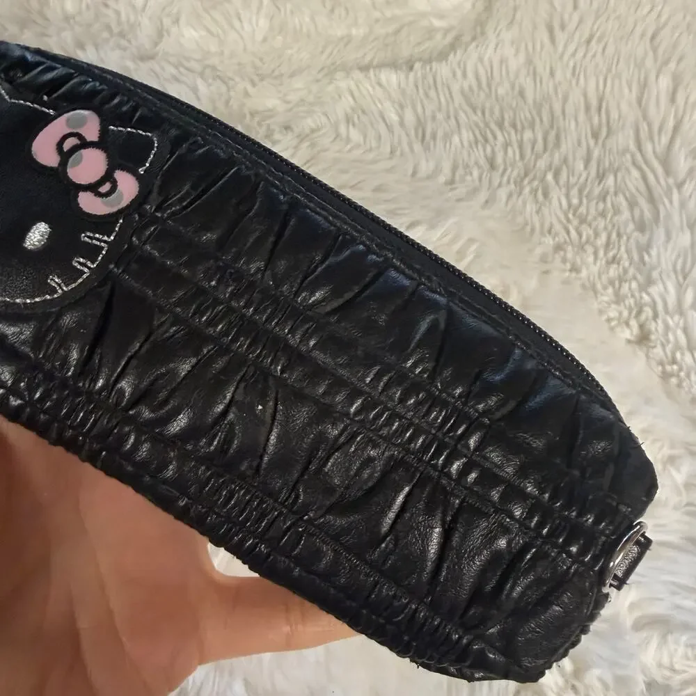 Sanrio Hello Kitty Faux Leather Pencil Case Pouch Bag